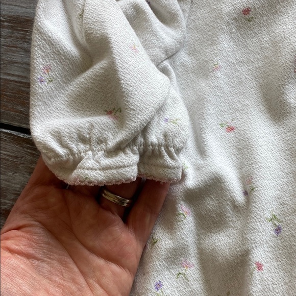 Disney Winnie the Pooh & Piglet Floral Scalloped Bear & Pig Embroidery Set 6-9M - Picture 4 of 10